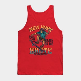 New York - Skate Boarding Tank Top